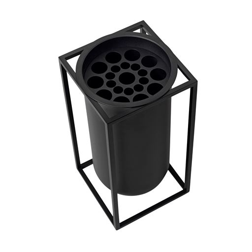 Audo Kubus Lolo Vase, Sort
