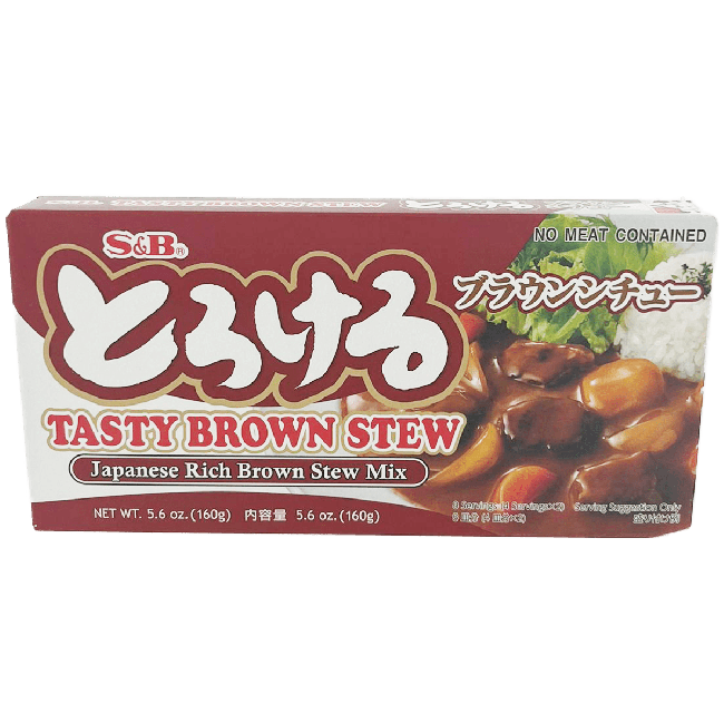 S&B Torkeru Bruine Stoofmix Rundvlees 160g