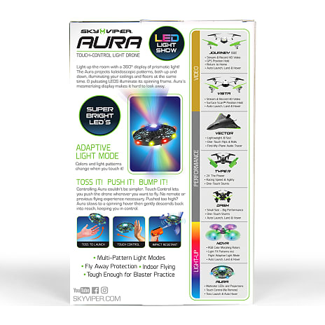Sky Viper Aura Force Light-up Drone