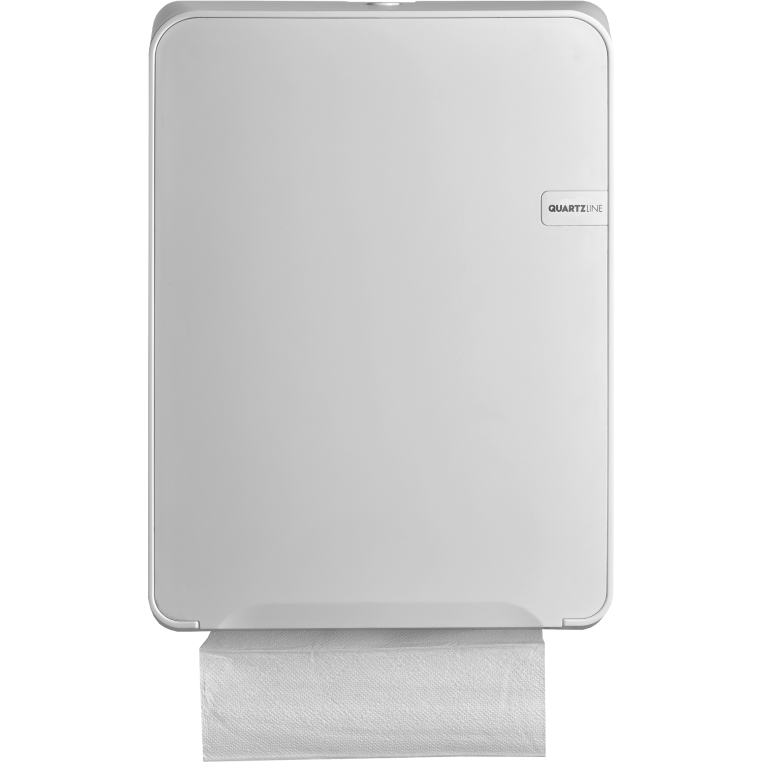 QuartzLine Handdoekdispenser, multivouw en C-vouw, 377x282x125mm, wit