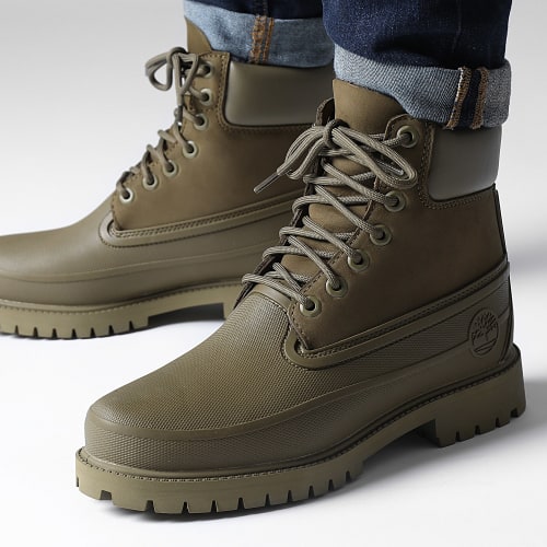 Boots 6 Inch Heritage Waterproof A5QYR Olive Nubuck