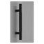 Skaphåndtak, svart 2-pk 96 mm