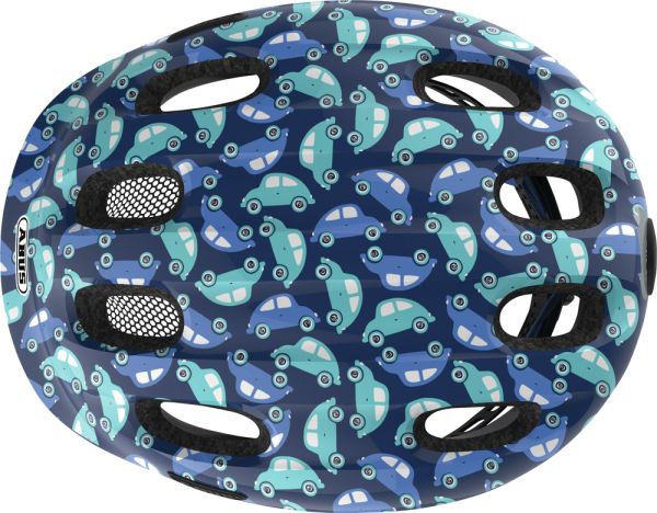 Abus Smiley 2.0 Cykelhjelm, Blue Car