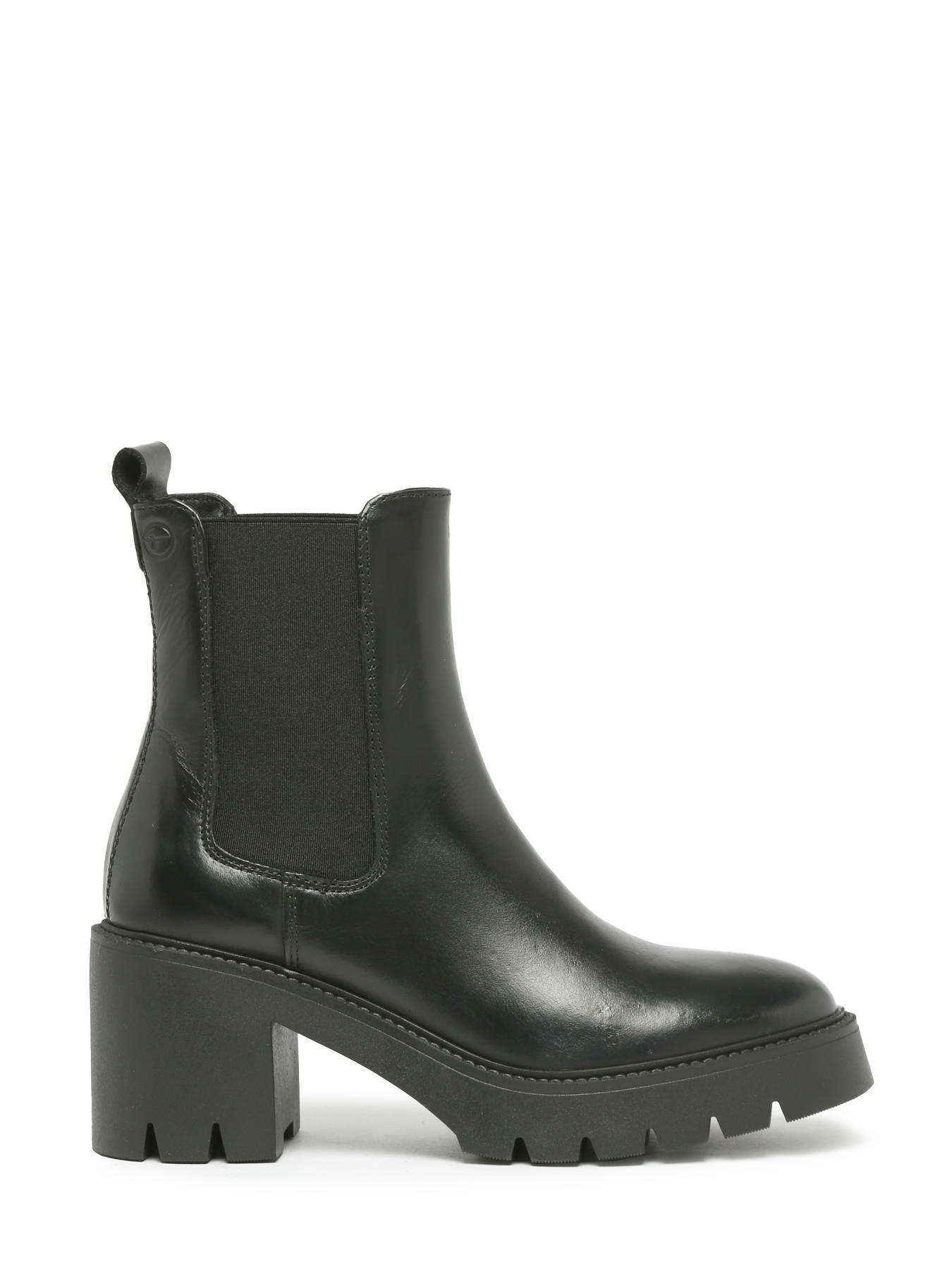 Chelsea boots  talon en cuir TAMARIS