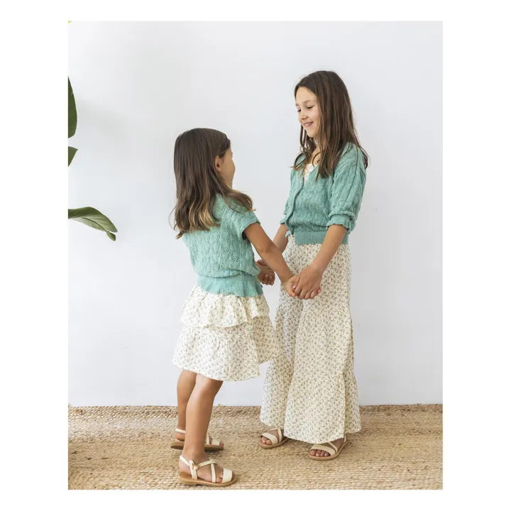 Búho Cardigan Lin Ajouré Romantic | Vert