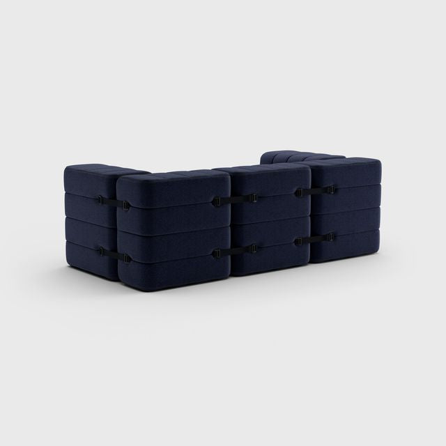 Curt-Set 7 - e.g. Flexibele 2-zitter - Dama - Donkerblauw