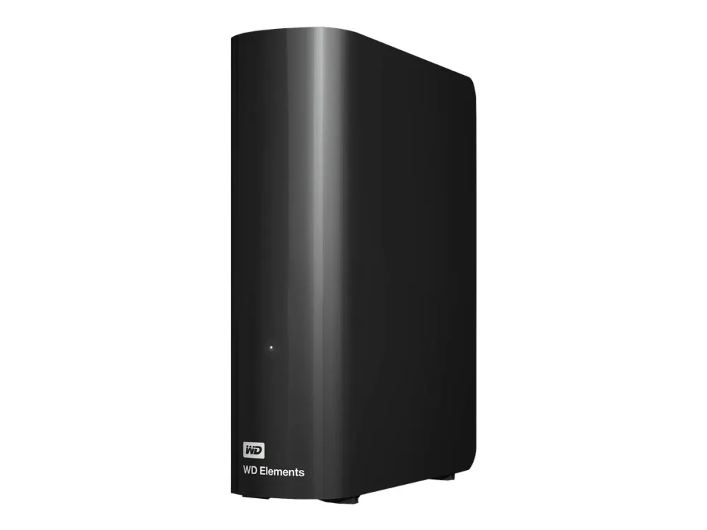 WD Elements Desktop WDBWLG0180HBK - Harddisk - 18 TB - ekstern (stationær) - USB 3.0 - sort