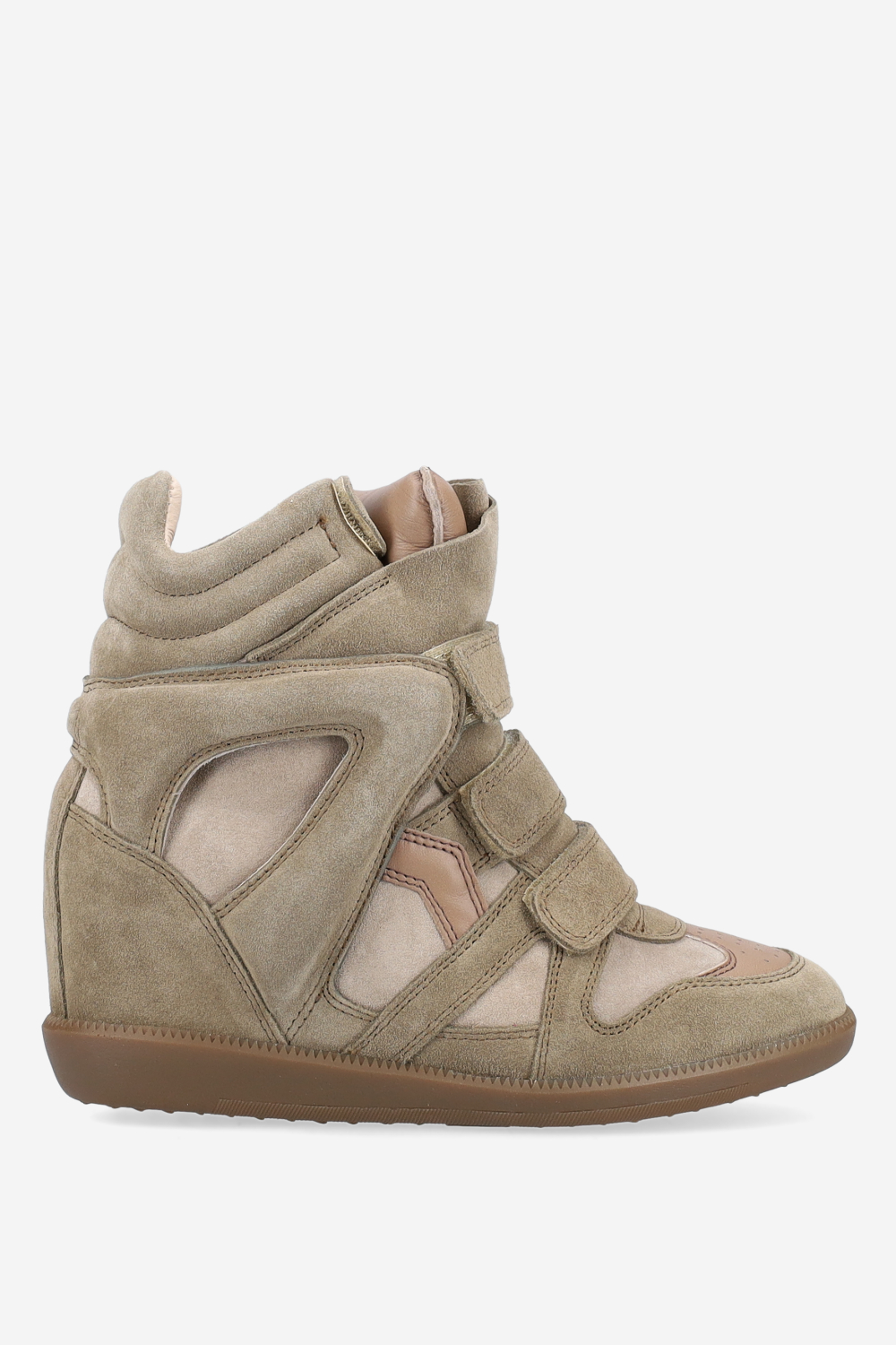 Bekett suede wedge sneakers