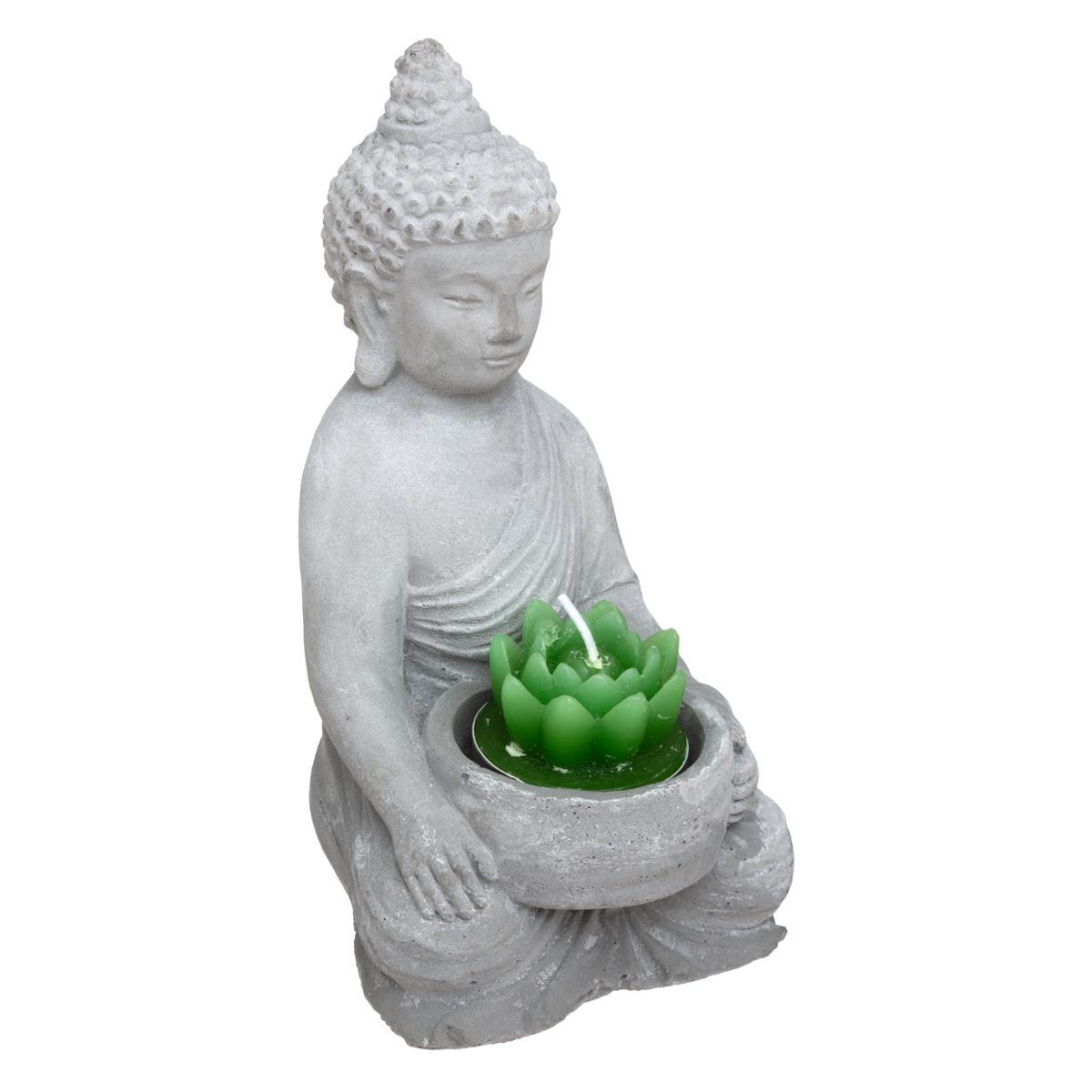 BOUDDHA CIMENT H.15CM