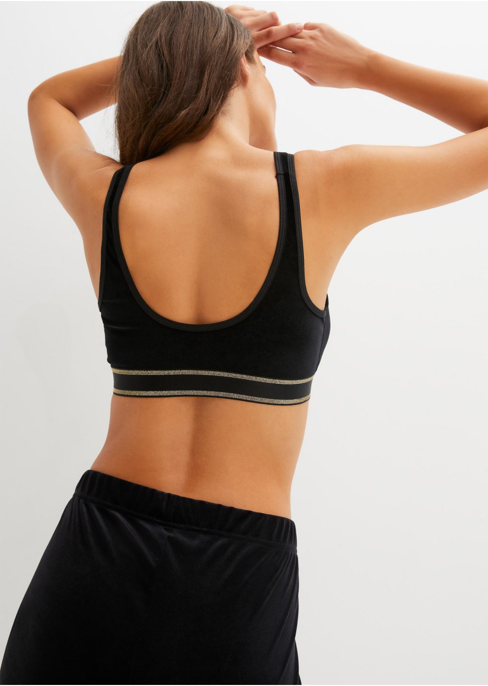Brassière en velours