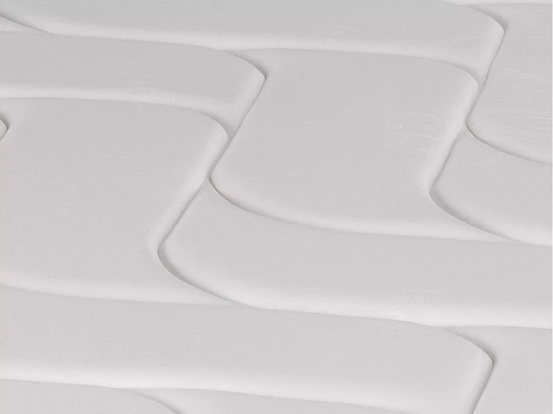 Matelas 140 x 200 cm ressorts ensachés 5 zones accueil mémoire de forme ép.23cm - BABYLONE de YSMÉE