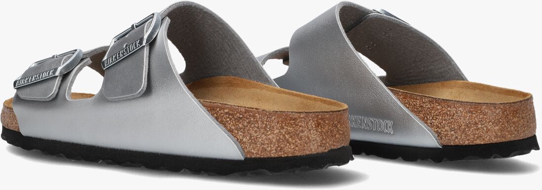 BIRKENSTOCK zilveren birkenstock slippers arizona dames