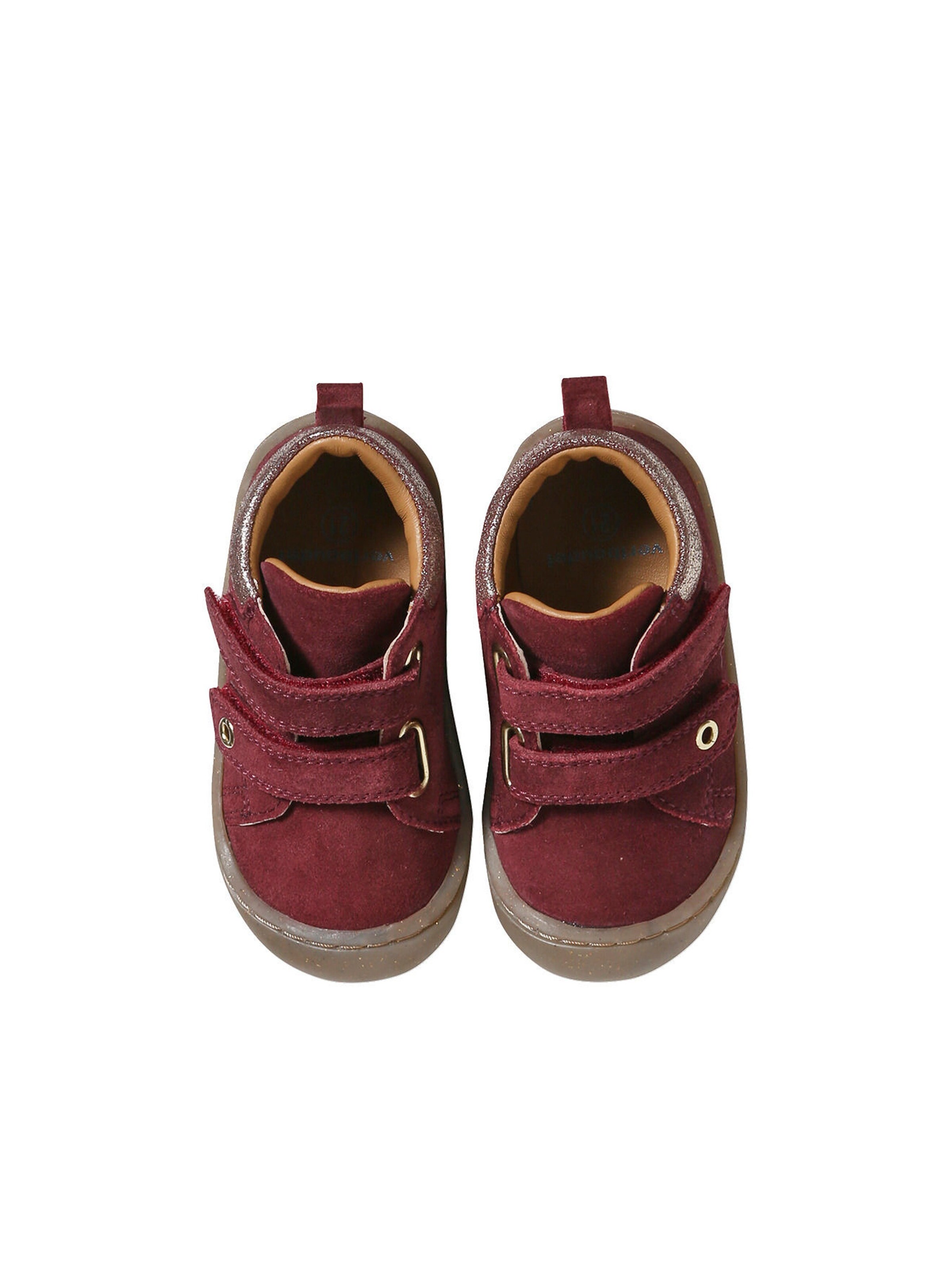 Vertbaudet Baby Lauflern-Boots mit Klett bordeaux