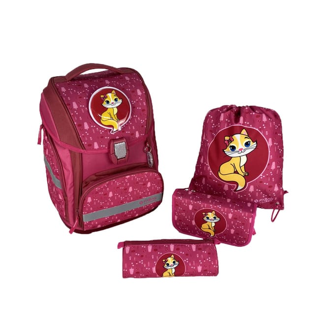 Fabag - Schulranzenset - Prinzessin und Katze