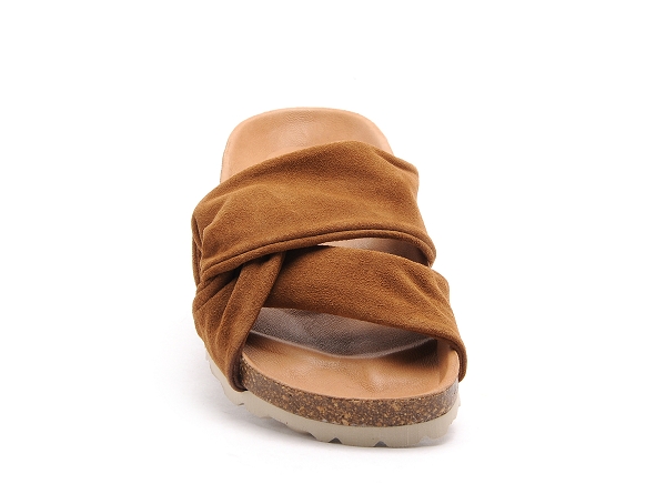 Verbenas mules et sabots plats femme roma marron