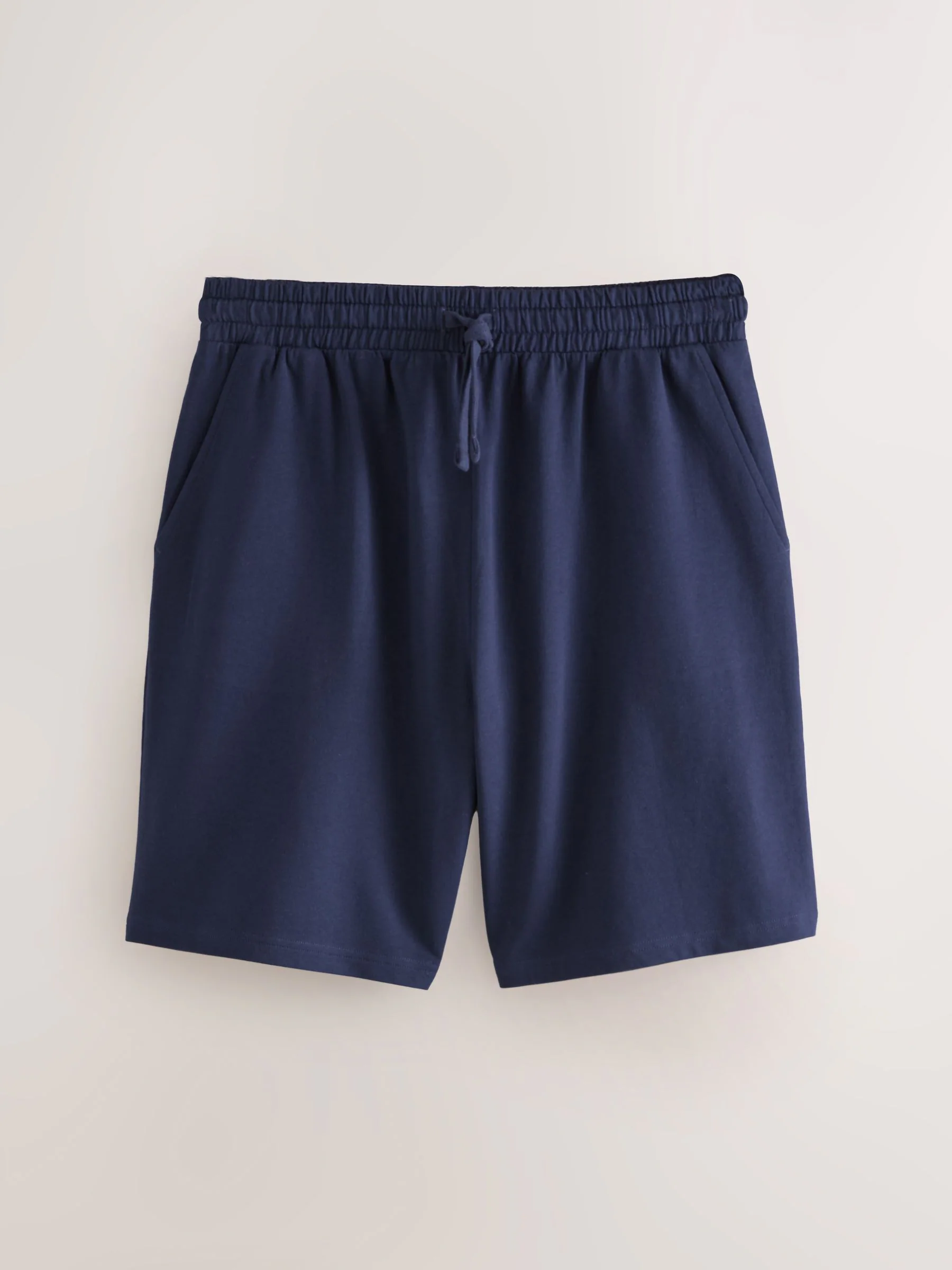 Marineblauw/grijs/zwart - Set van 3 lichtgewicht 100% katoenen korte broeken