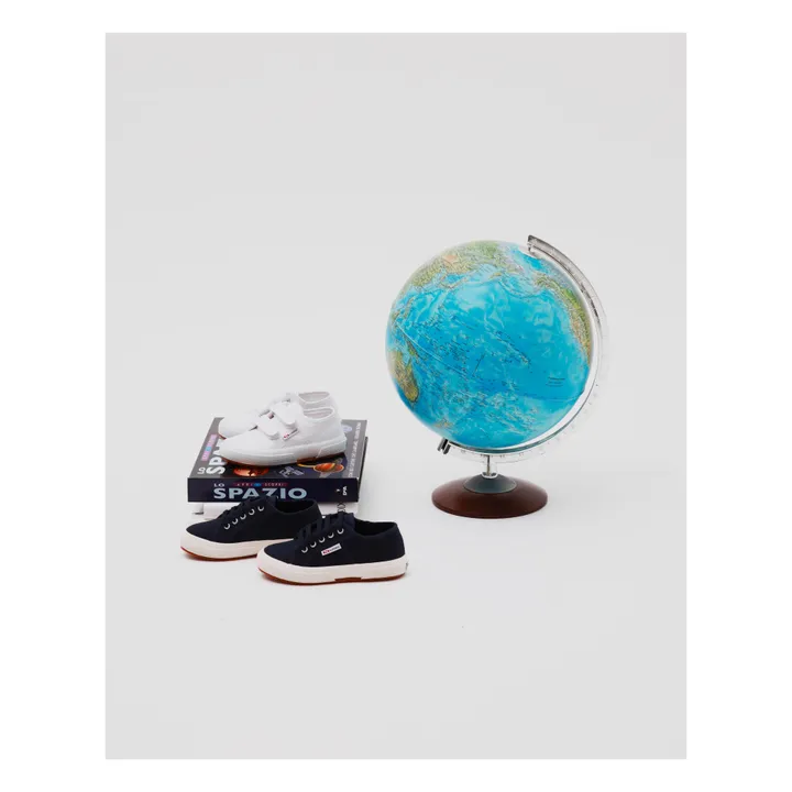 Superga Baskets Lacets Coton Basse | Bleu marine