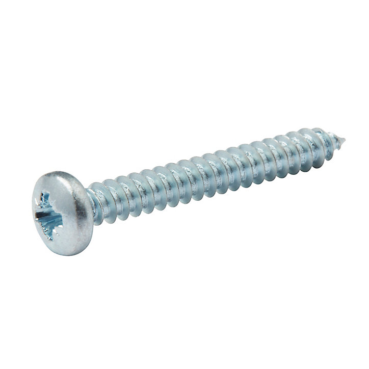 Vis zinguée autoperceuses à tête cylindrique, 4,2x32 mm - 25 pièces