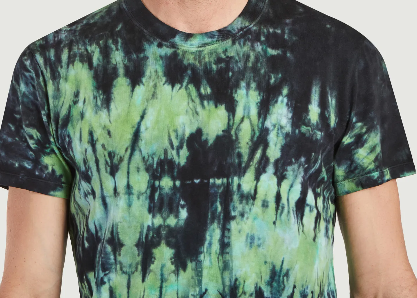 T-Shirt Tie & Dye en coton AMI Paris