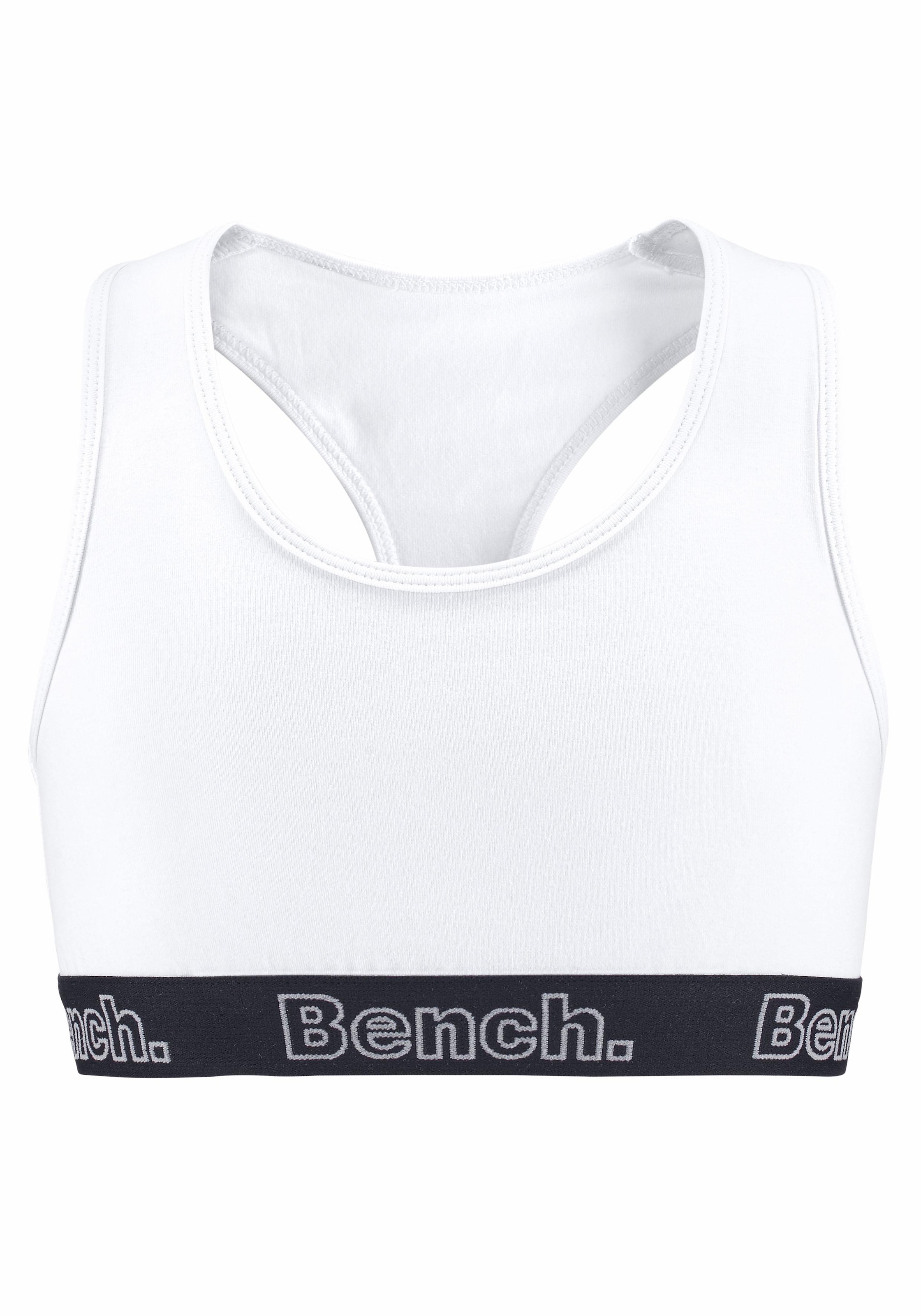 Bench. Bustier Packung, 3 Stk. in sportlicher Optik mit Ringerrücken