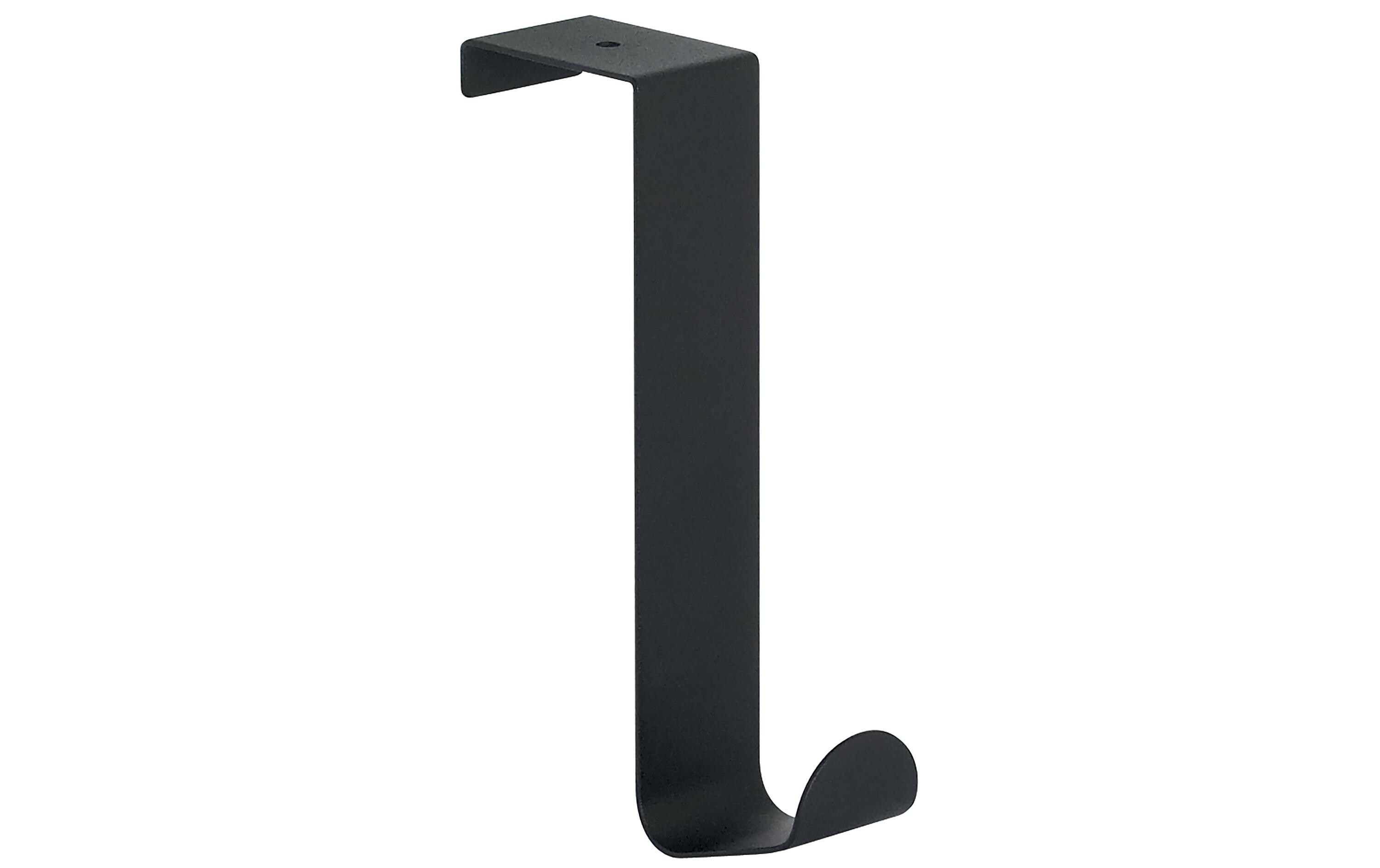 Wandhaken Schwarz, 4.1 cmTürhaken