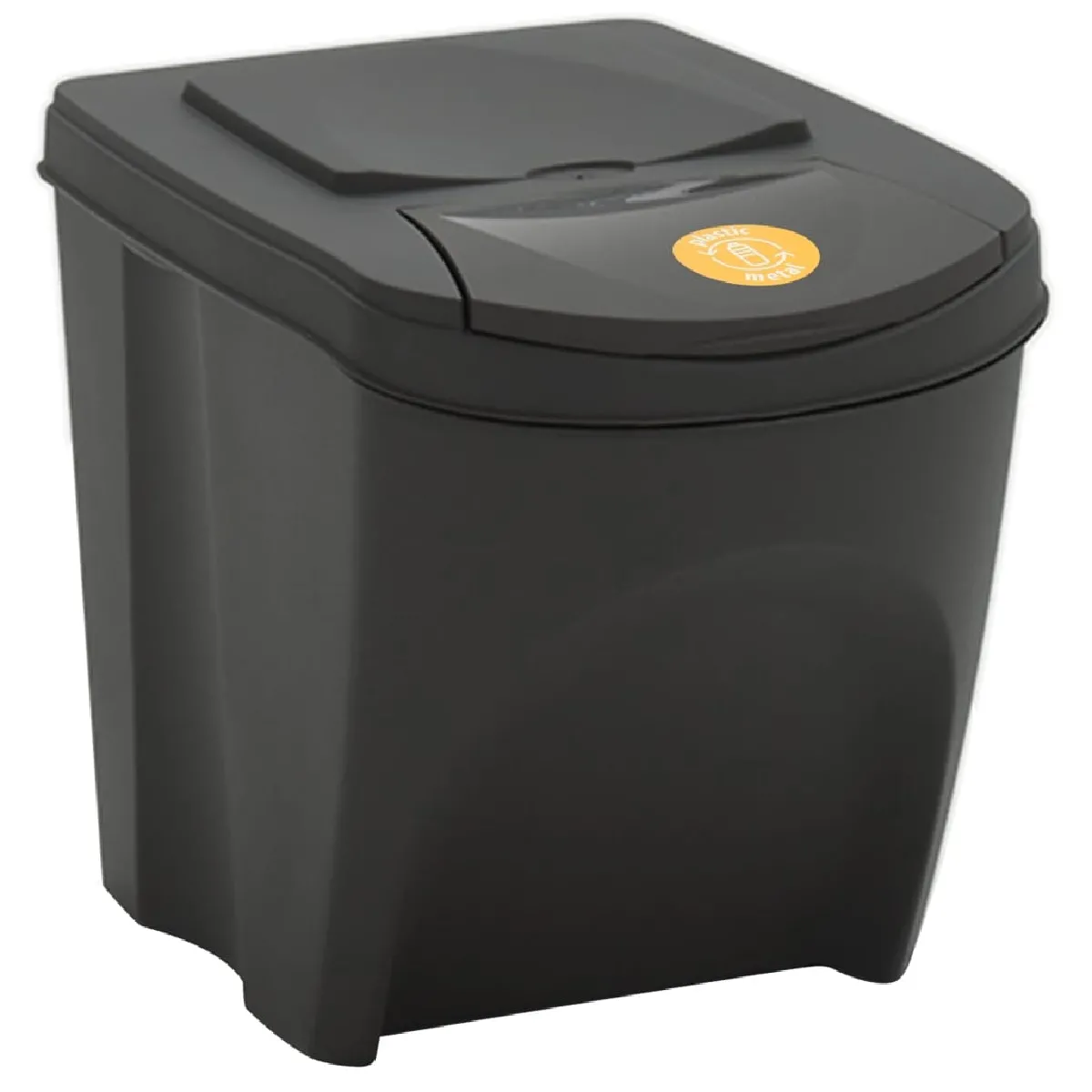 vidaXL Poubelles empilables 3 pcs 75 L