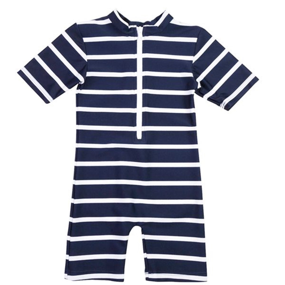 Blue/White Bade Heldragt - Petit Crabe → Luksusbaby.dk