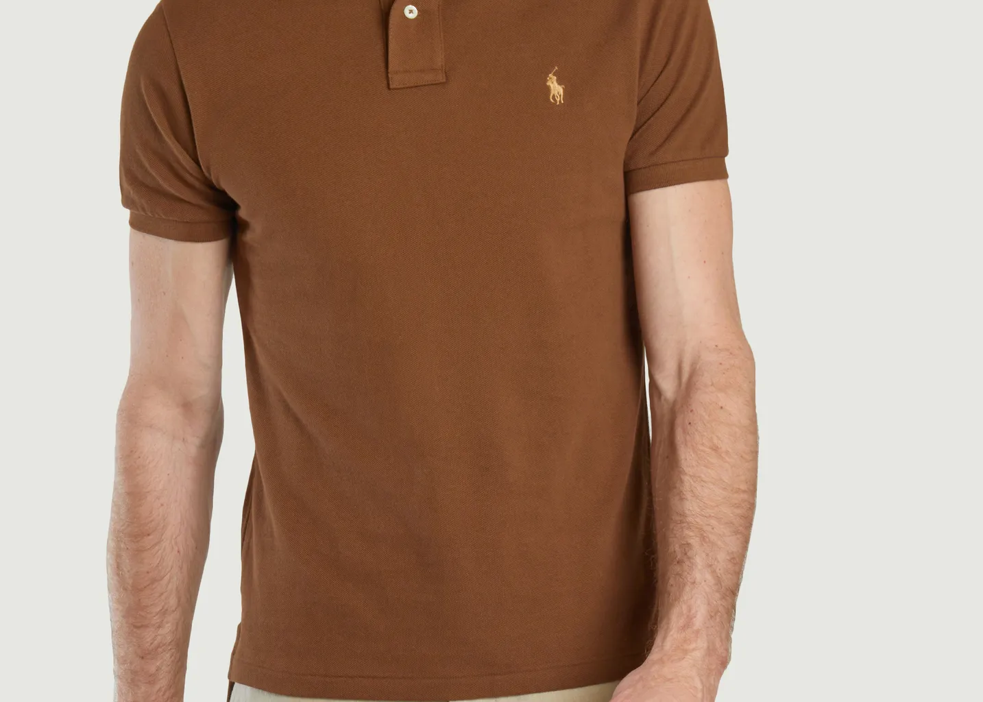 Polo en coton piqué coupe cintrée Polo Ralph Lauren