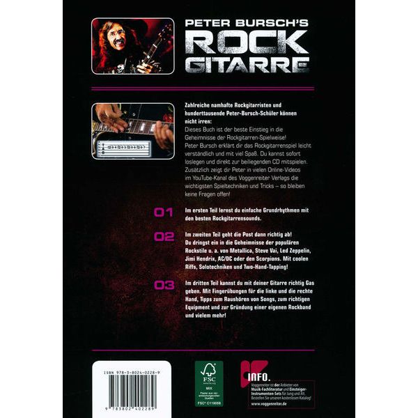 Voggenreiter Peter Bursch's Rock Gitarre