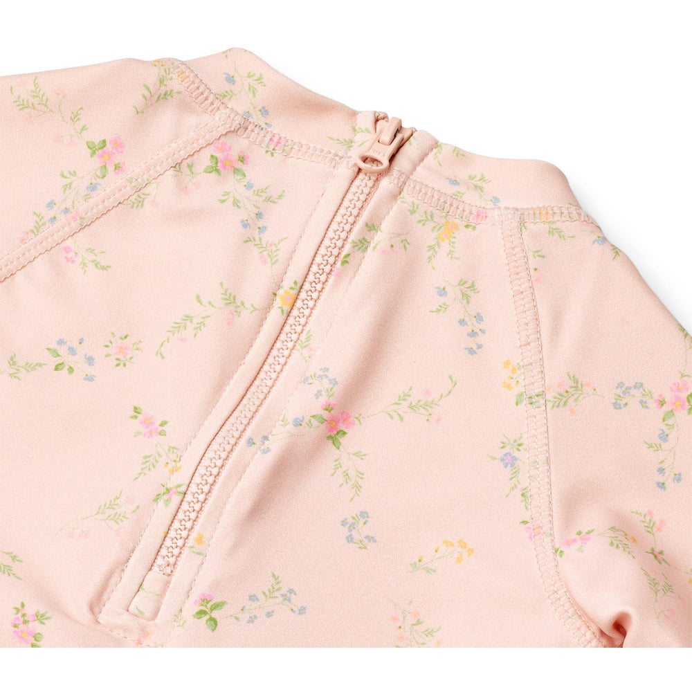 Køb Wheat Powder Checked Flowers Badeheldragt S/S Cas