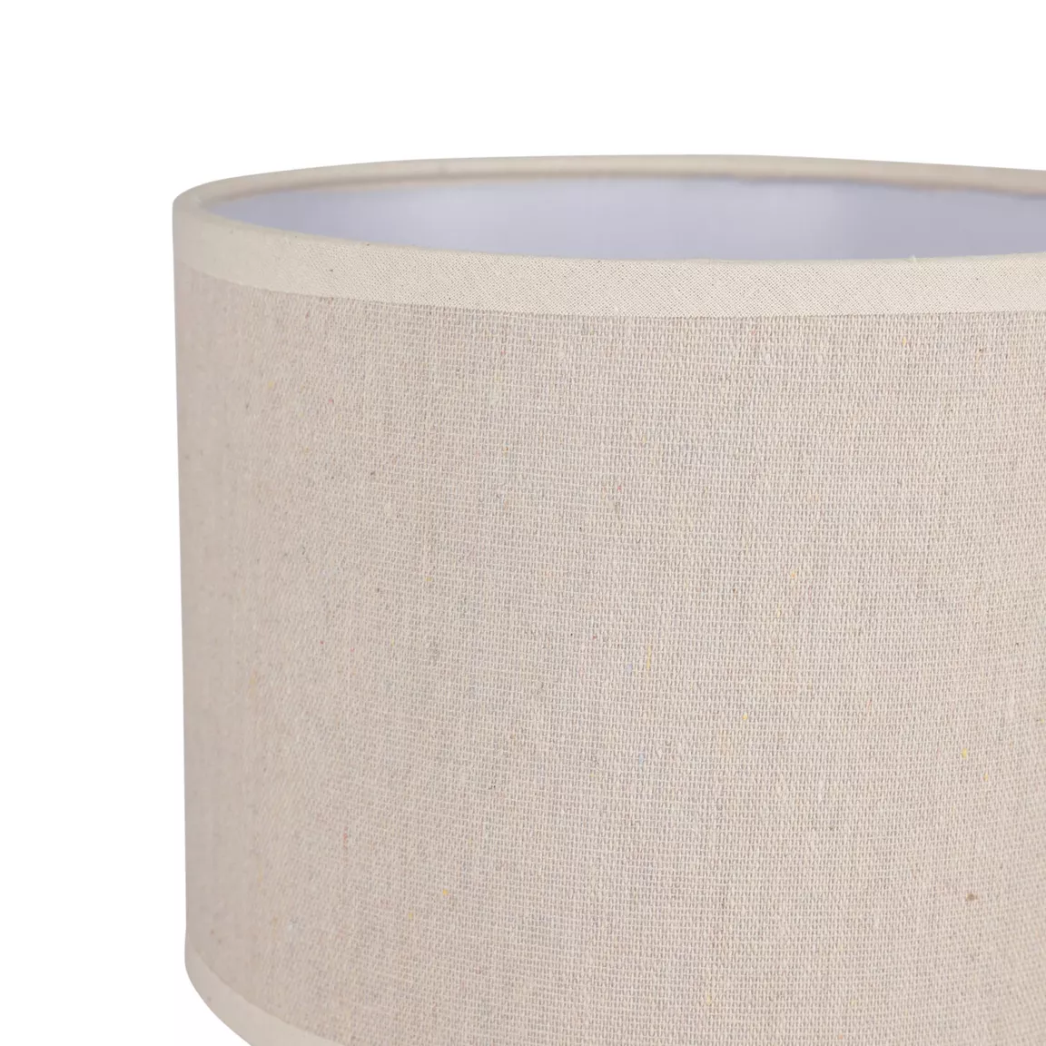 Lampe à poser en ciment (H29 cm) Portland Noir et beige
