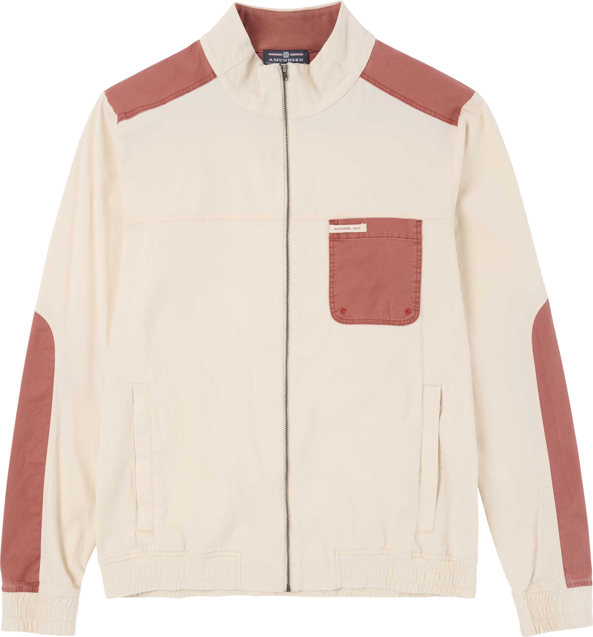Ditch-Hiker Jacket Herre 164/Oatmeal/Terra Red