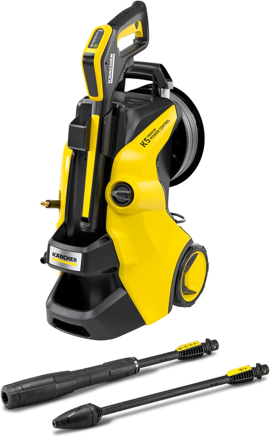 Kärcher Hochdruckreiniger K 5 Premium Power Control Flex, Druck: max. 145 bar, Fördermenge: 500 l/h, Flächenleistung: 40 m²/h, Gewicht: 13,9 kg, Flex-Hochdruckschlauch, Dreckfräser, Strahlrohr