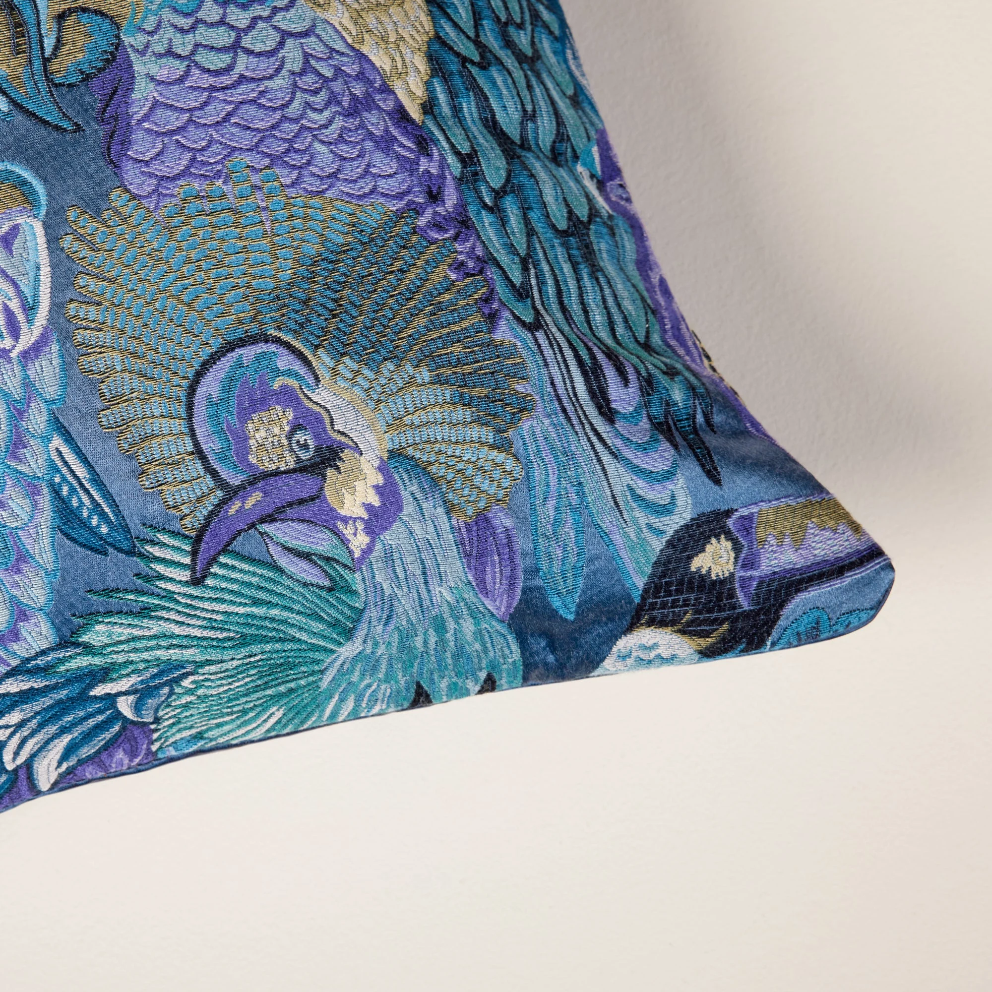 JUNGLE BIRDS - Housse de coussin | Bleu