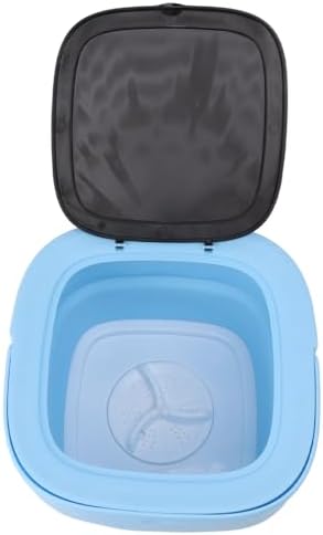 Petite Machine à Laver Portable, Lave Linge Multifonctionnel de Grande Capacité, Machine à Laver Pliable avec Essorage Doux pour Le Dortoir Le Camping Le (Green) : Gros électroménager