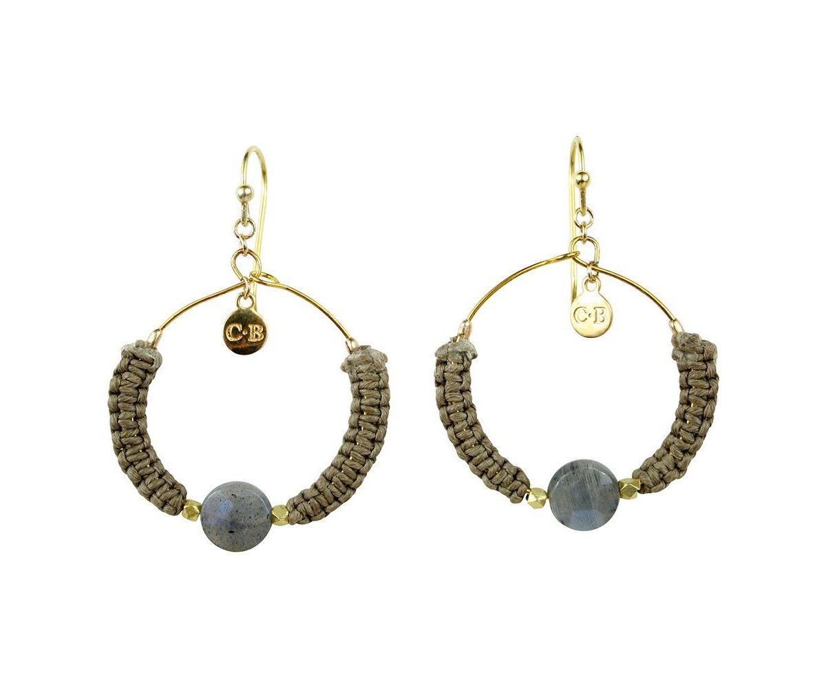 Boucles d'oreilles créoles crochets Joy