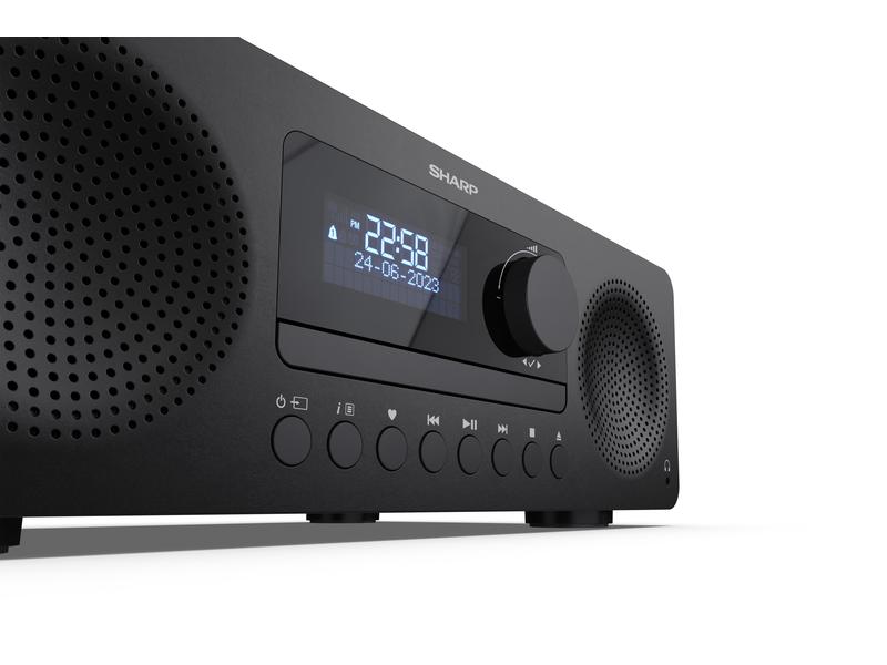 Sharp DAB  Radio XL-B720D Schwarz Das All-in-One HiFi System