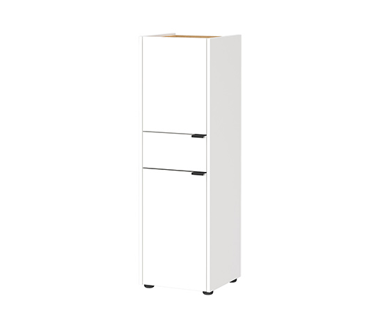Schrank »Aalborg«, weiß/Navarra-Eiche-Nachbildung