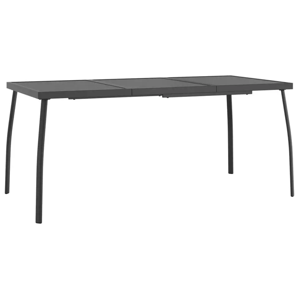 vidaXL - Tuinset - Antraciet - Metaal - 7 stuks