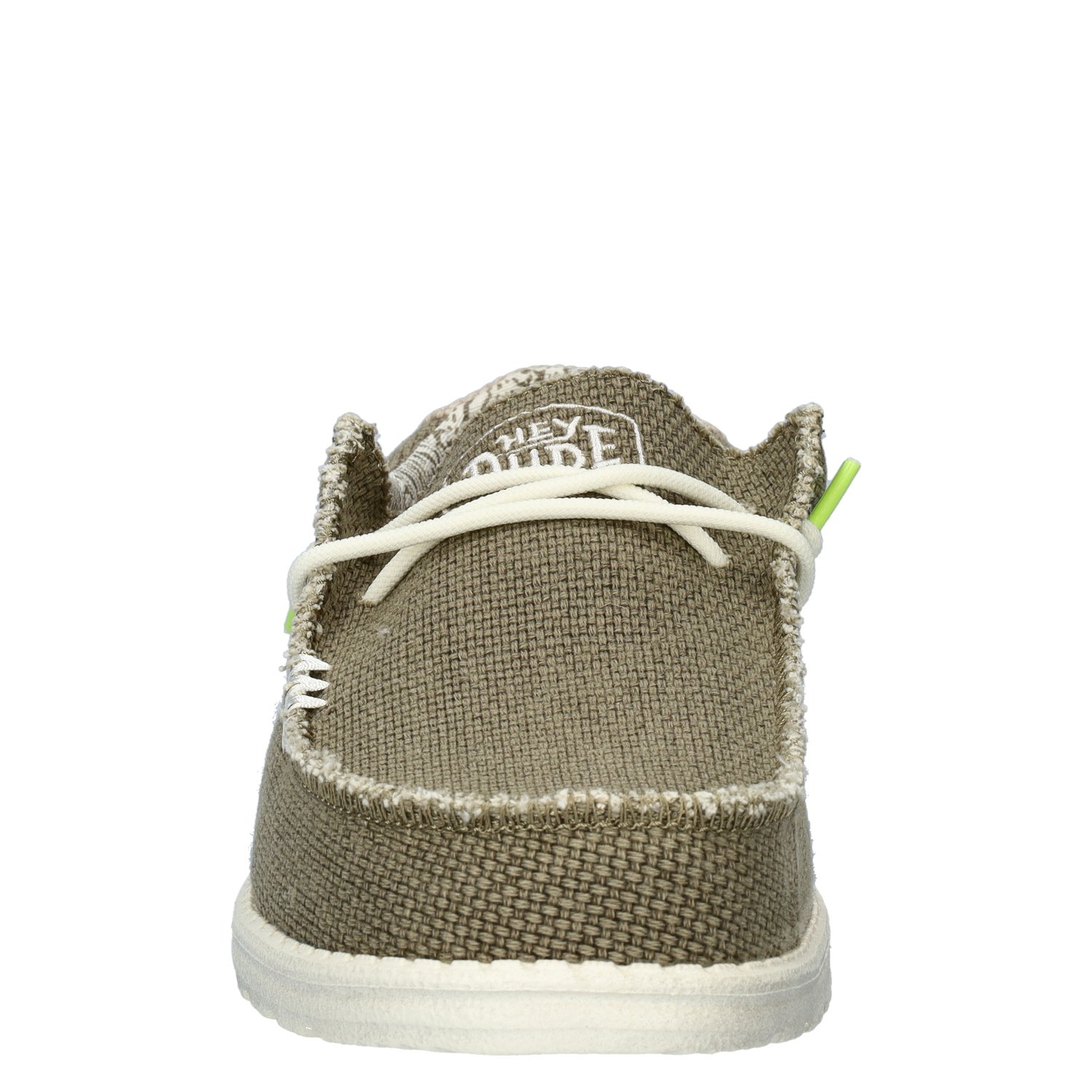 HEYDUDE Wally Braided heren mocassin Hey Dude Groen