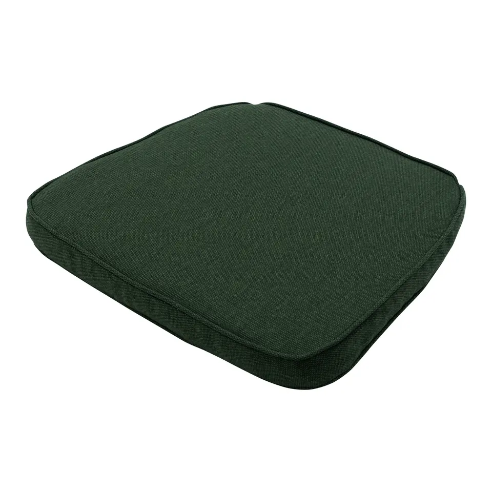 Madison - Zitkussen Wicker Green canvas eco  - Ca. 48x48 cm - Set van 4