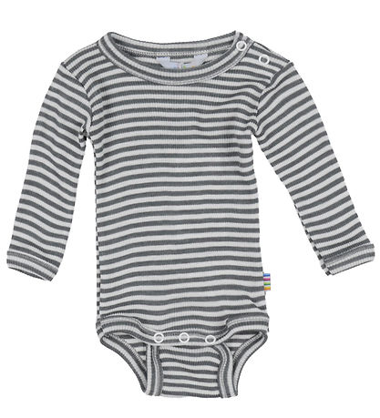 Joha Body l/ä - Rib - Wolle/Seide - Dunkelgrau
