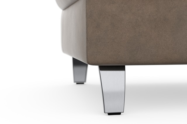 sit&more Stauraumhocker »Grenoble« mit Stauraum und satinierten Füssen