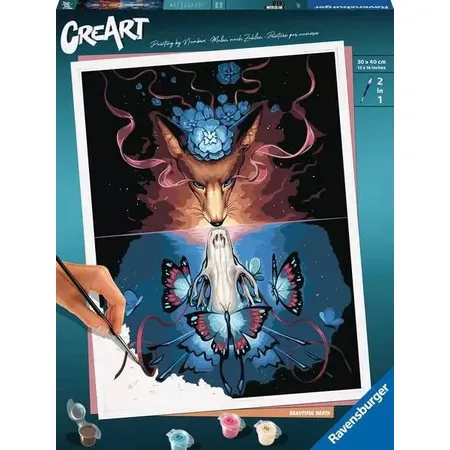 Ravensburger CreArt Beautiful Death - Malen nach Zahlen für Erwachsene