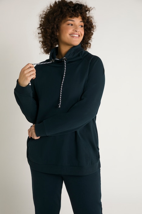 Bellieva-Sweatshirt, elastische Seitennähte, Langarm