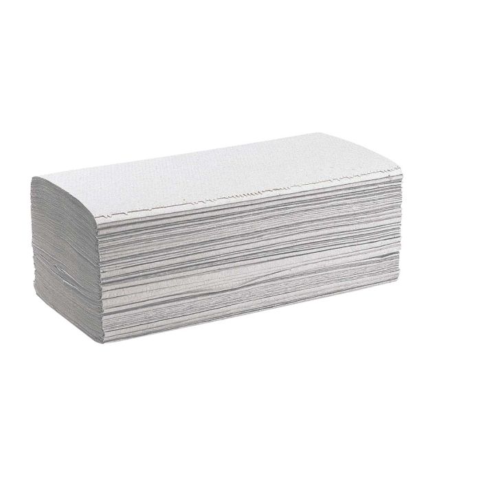 Z-vouw handdoek 1-laags Recycled Handdoek papier 23x25cm 5000st zigzag 1laags (8209000)