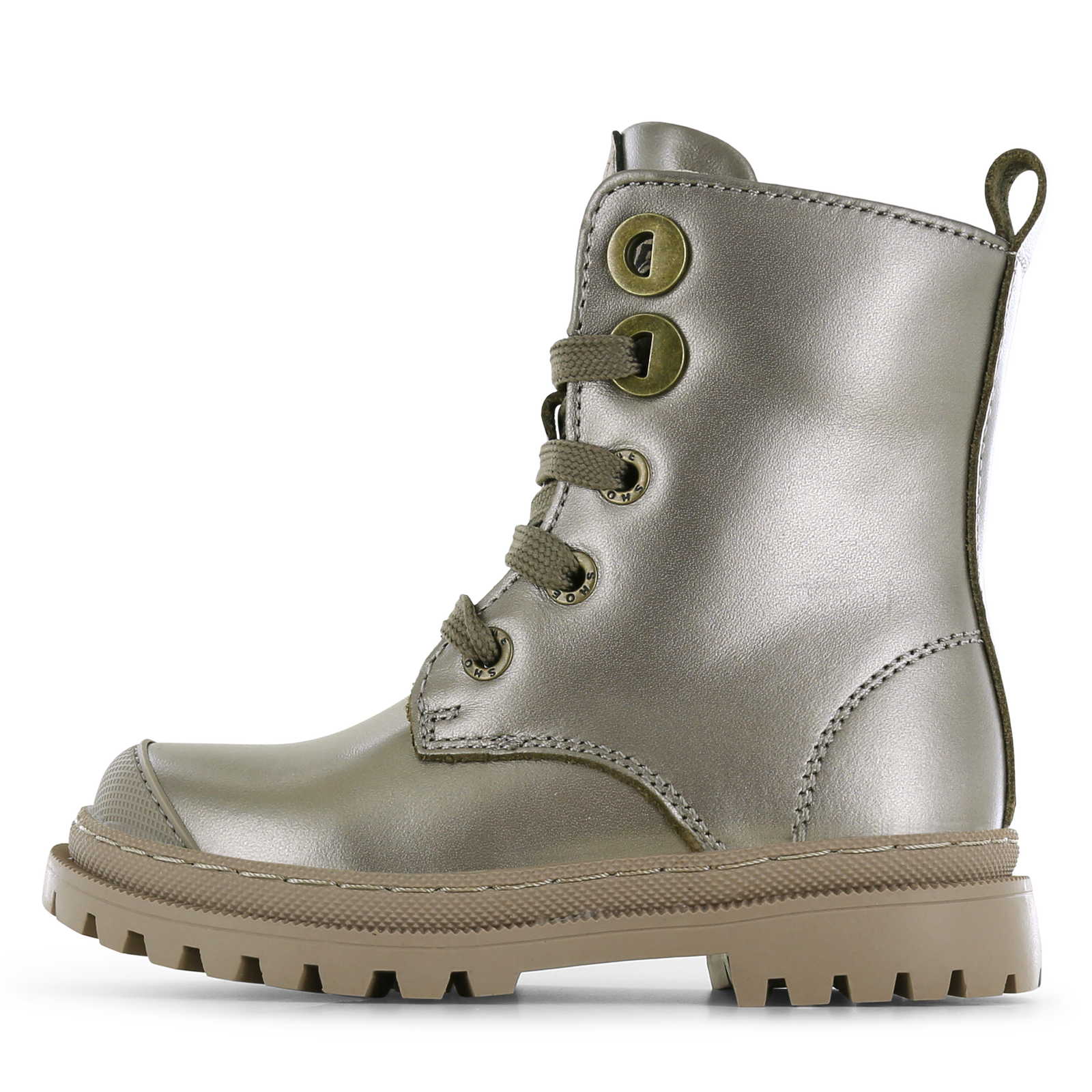 Shoesme Metallisch-Goldene Biker Boot