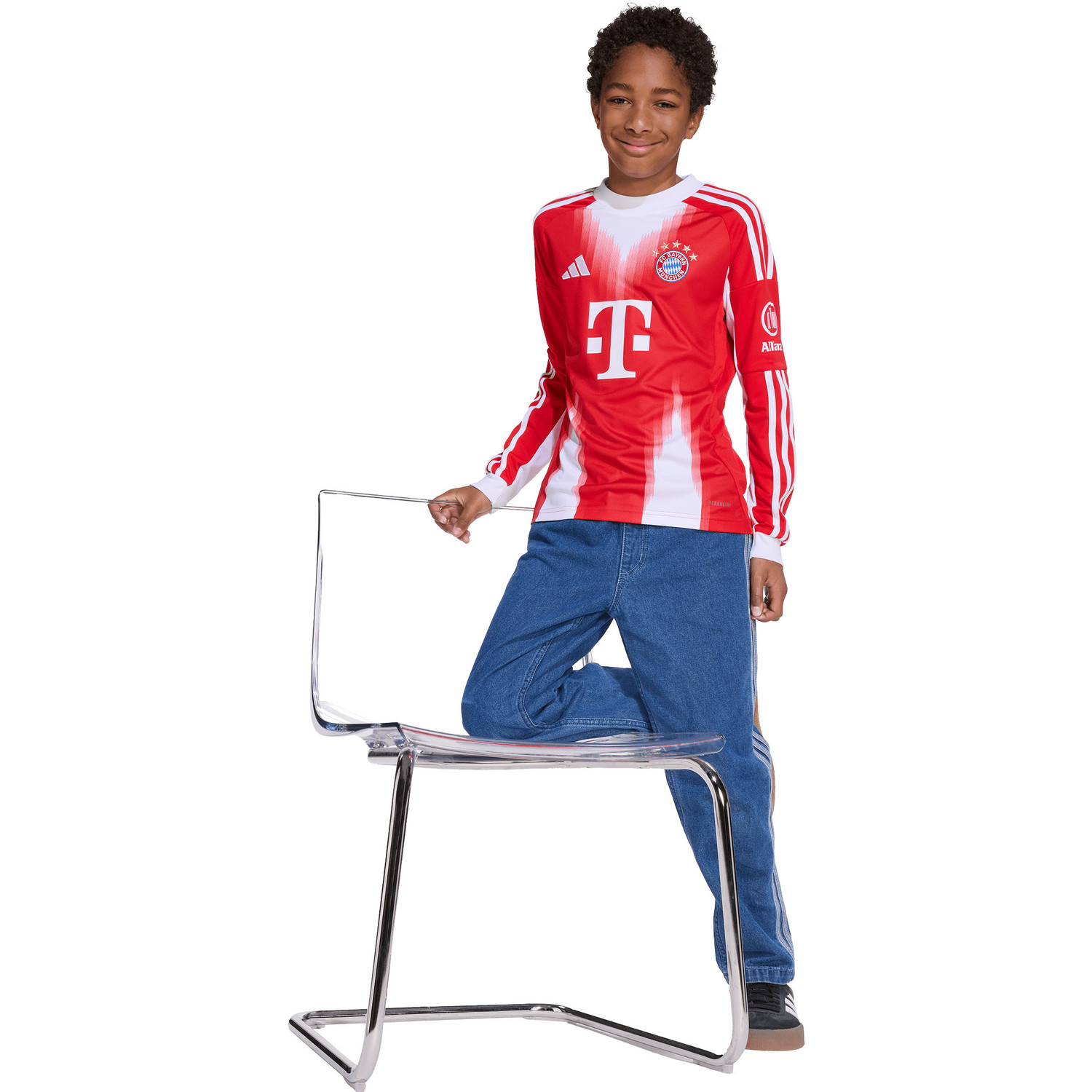 adidas Bayern München Thuis Shirt Longsleeve Kids