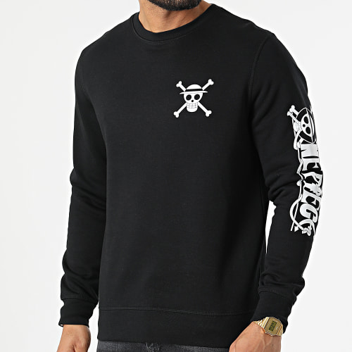 Sweat Crewneck Mugiwara Noir Blanc