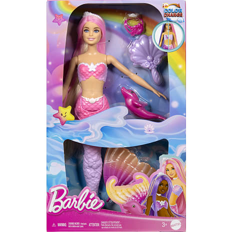 Barbie Malibu Colour Change Mermaid dukke